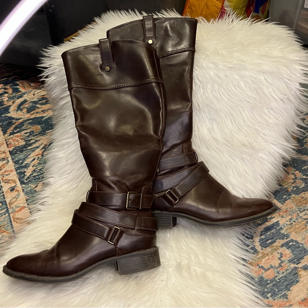 Target Dark Brown Knee-High Boots